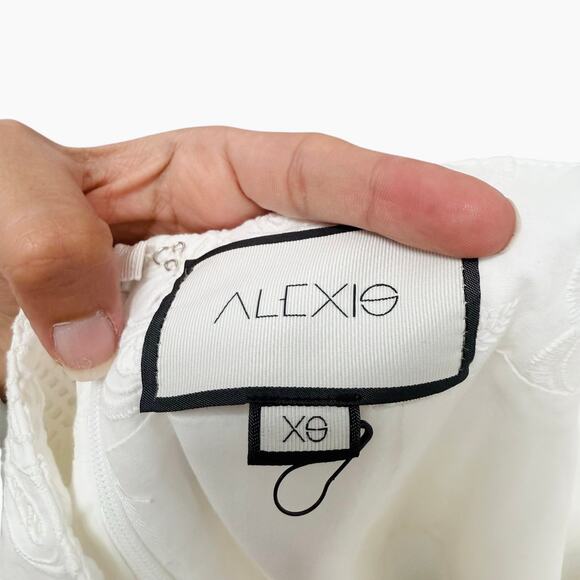 ALEXIS‎ Faustine Ruffled White Midi Skirt Women’s Size XS - Picture 6 of 11